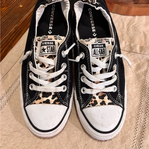 Converse Black and White Classic Sneakers - Picture 3 of 5